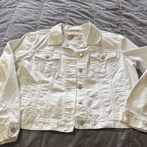 GAP 1969 Limited Edition White Denim Jacket - Classic Button Front